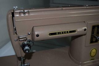 Vintage Singer Model 301A Heavy Duty Sewing Machine w/ Long Bed 4