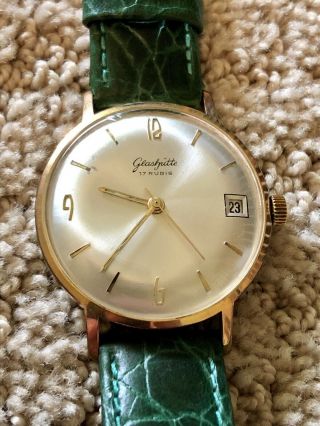 Glashutte Gub 17 Rubis Vintage Wristwatch Cal.  69.  1 Germany
