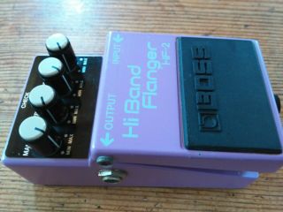 Boss Hf - 2 Hi Band Flanger Vintage Guitar Effects Pedal Japan Aca