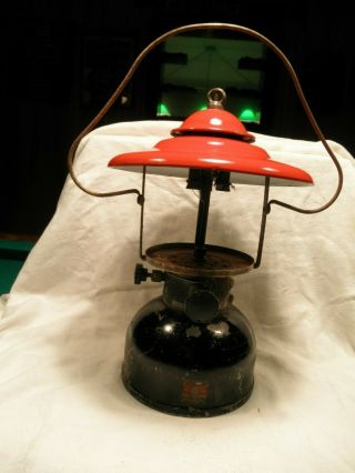 Vintage Turner Camping Lantern Red Top