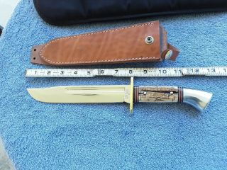 Vintage Western Usa W46 - 8 N Fighting Hunting Knife