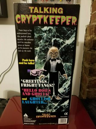 Vintage 1998 Talking Cryptkeeper Doll Ace Novelty Tales from the Crypt 3