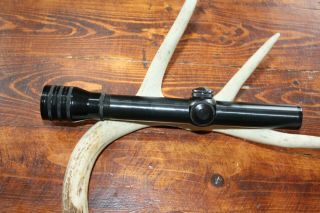 1 " Vintage Redfield 2 3/4x Bear Cub Scope Us Made,  Post & Crosshair Sniper Post