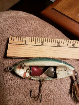 Vintage Chippewa Fishing Lure Immell Bait Co.  Wi 3 1/2 " Antique Patd Nov.  1,