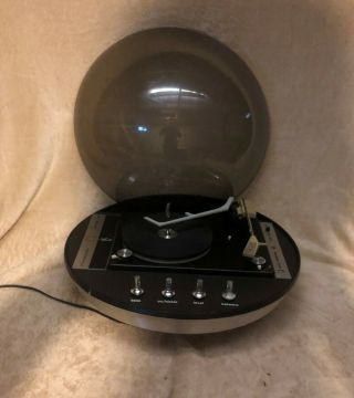 Vintage Electrohome Apollo 860 Record Player Space Age Mid Century Turntable