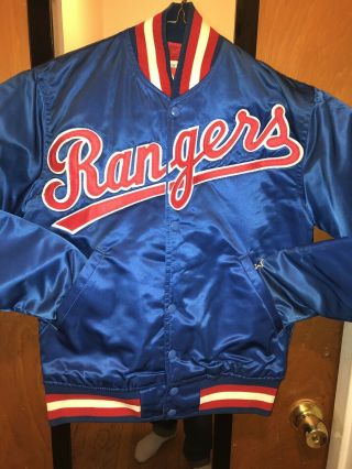 Vintage Texas Rangers Mens Mlb Starter Jacket Size Small