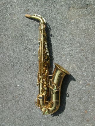 Vintage 1927 The Buescher True Tone Alto Sax Saxophone Great Potential @@
