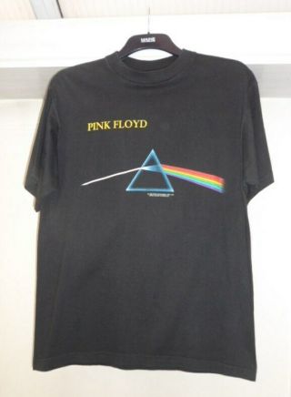 Vintage Black Pink Floyd T - Shirt European Tour 1994 Purchased Earls Court Sz Xl