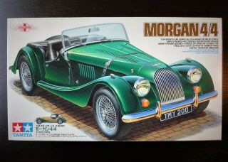 Tamiya 1/24 Morgan 4/4 Highly Detailed Static Display Model Steal & Vintage