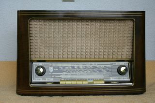 SABA FREUDENSTADT 7,  german vintage tube radio,  built 1956,  restored 2