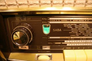 SABA FREUDENSTADT 7,  german vintage tube radio,  built 1956,  restored 5