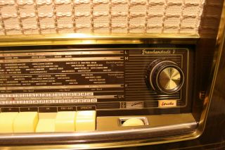 SABA FREUDENSTADT 7,  german vintage tube radio,  built 1956,  restored 7