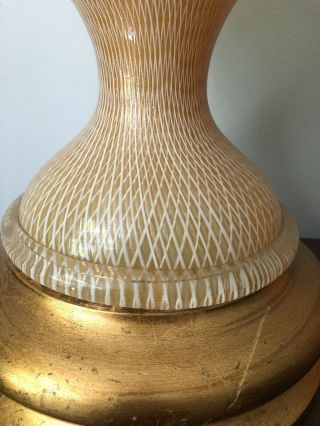 Vintage Murano Glass Table Lamp Seguso 3