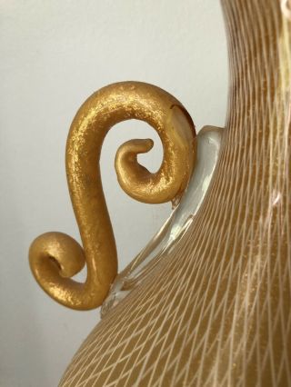 Vintage Murano Glass Table Lamp Seguso 6