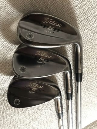 Custom Titleist Vokey Sm7 Wedges - 52/56/60 - Rare