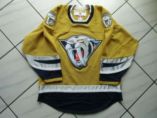 Vintage Nashville Predators Alternate Nhl Hockey Jersey Large Koho