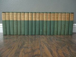 The Of Theodore Roosevelt,  19 Vintage Vol.  1926 Hc Book Set,