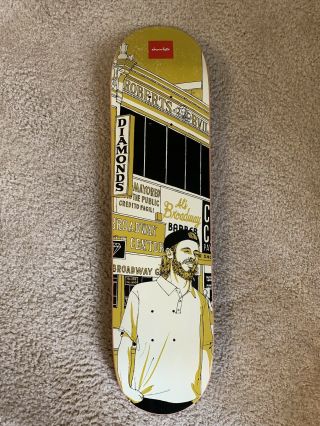 Chris Roberts Vintage Rare Chocolate City Series Skateboard Deck