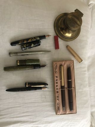 Vintage Fountain Pens - Antique Pens - Old Pens - Collectible Pens - Parker,  Sheaffer