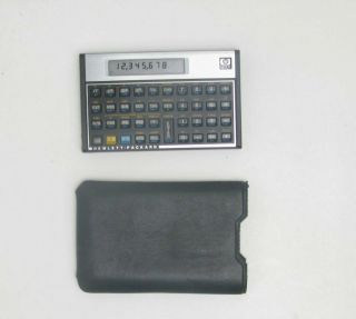 Vintage Hewlett Packard Hp 15c Scientific Calculator With Case Usa Hp - 15c