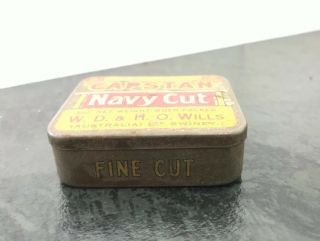 CAPSTAN 1oz Red Yellow Sample Size Tobacco Vintage Australian Tin RARE 2