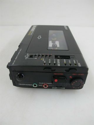 RARE SONY WM - D6C WALKMAN Professional Cassette Player & Recorder w/ Case 7
