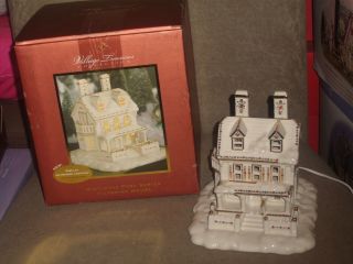 Lenox Rare Mistletoe Park Series Retired Victorian House