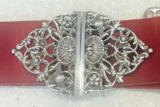 Victorian Silver Nurses Belt Buckle/chester Hallmarked For 1900
