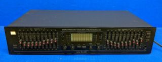 Vtg Bsr Eq - 3000 Stereo Frequency Graphic Equalizer Vfd Spectrum Analyzer Japan