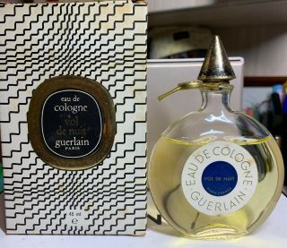 Guerlain Vol De Nuit Eau De Cologne 45 Ml 1.  5 Fl Oz Vintage 1960 - 70s