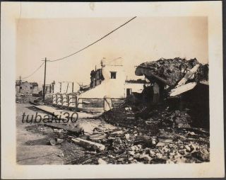 14 China Battle Of Shanghai 1930s Photo Front Line Of Battlefield