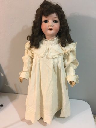 Antique Heubach Koppelsdorf 302.  17 Bisque Head Doll W/composition Wood Body - 31 "