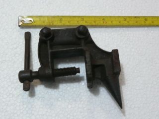 OLD WATCHMAKER SILVERSMITH JEWELER SMALL DESK BENCH ANVIL CAST IRON TOOL VINTAGE 6