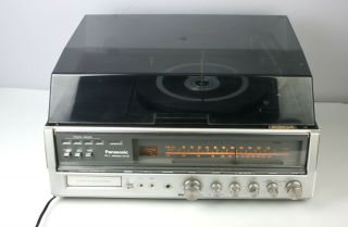 Vintage Panasonic Se - 3170 8 Track / Turntable & Radio Player