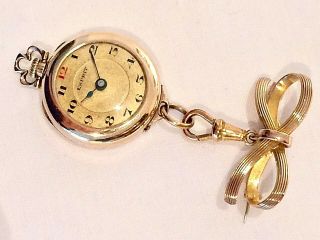 Fantastic Vintage / Antique Rolled Gold Esprit Nurses Fob / Pendant Watch