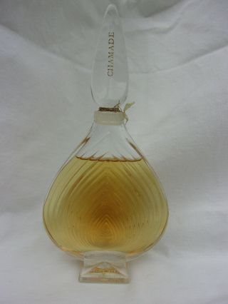 Guerlain " Chamade " Vintage Bottle Extract Of Perfume Almost Full 60ml 2floz 18,  5cm