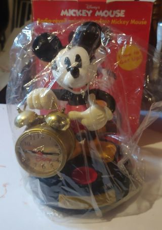 Disney Mickey Mouse Talking animated talking Alarm Clock Vintage 6
