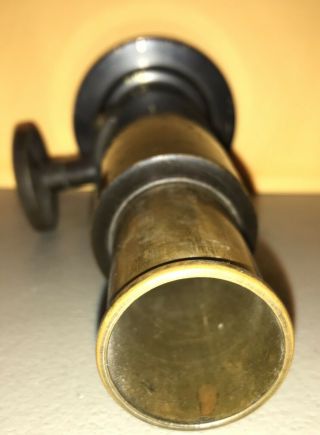 Vintage Brass Lens Housing Mogey Plainfield NJ.  Antique Scientific Equipment 8