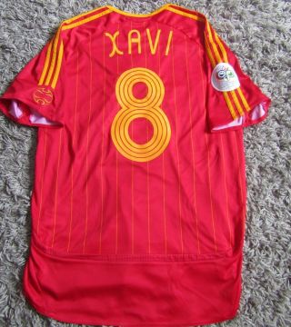 Xavi Spain 2006 World Cup 2006 Home Football Shirt Size Medium Jersey Vintage