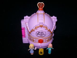 Euc 100 Complete Vintage Polly Pocket Crown Palace 1996