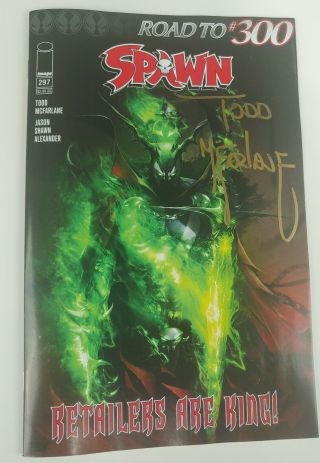 Spawn 297 2019 Diamond Retailer Summit Signed Todd Mcfarlane Rare Variant