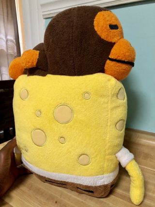A Bathing Ape Baby Milo X Spongebob Squarepants Large Plush Toy RARE 4