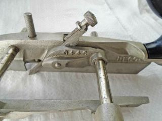Vintage RECORD UK Model:044C Plough Plane & 9 Cutters Old Tool 4