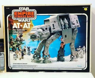 Vintage Star Wars At - At Walker Complete With Box And Instructions