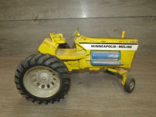 Vintage Ertl Minneapolis Moline Die Cast Farm Tractor Yellow 3