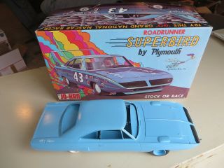 Vintage Jo - Han Roadrunner Superbird Partially Built Model With Box