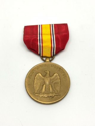 Wwii Ww2 Us U.  S.  National Defense Medal,  Army,  Ribbon,  Bar,  Military,  War
