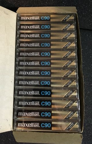 12 Vintage Maxell Ud Xl Ii C 90 High - Level Bias Cassette Tape Japan