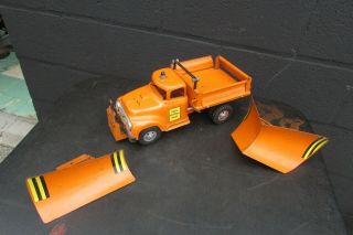 Rare Tonka State Hi Way Hydraulic Dump With 2 Changeable Plow Blades Exc