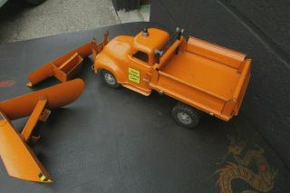 RARE TONKA State Hi Way Hydraulic Dump with 2 Changeable PLOW BLADES EXC 8